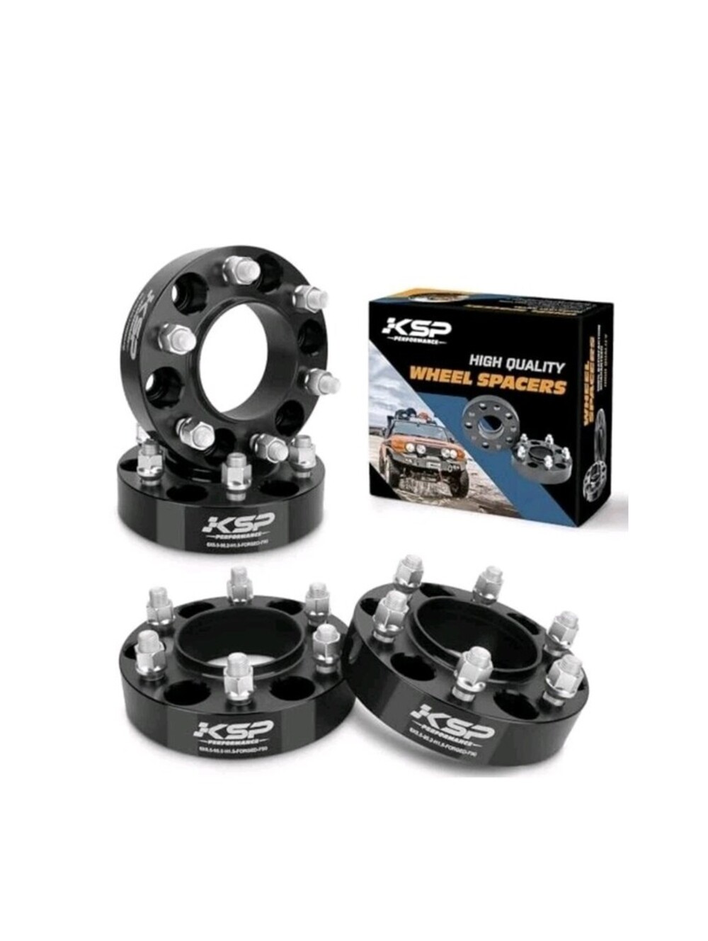 KSP 4PCS 6x139.7 Wheel Spacers for 2023+ Tundra 2024+ Tacoma 2025+ 4Runner,